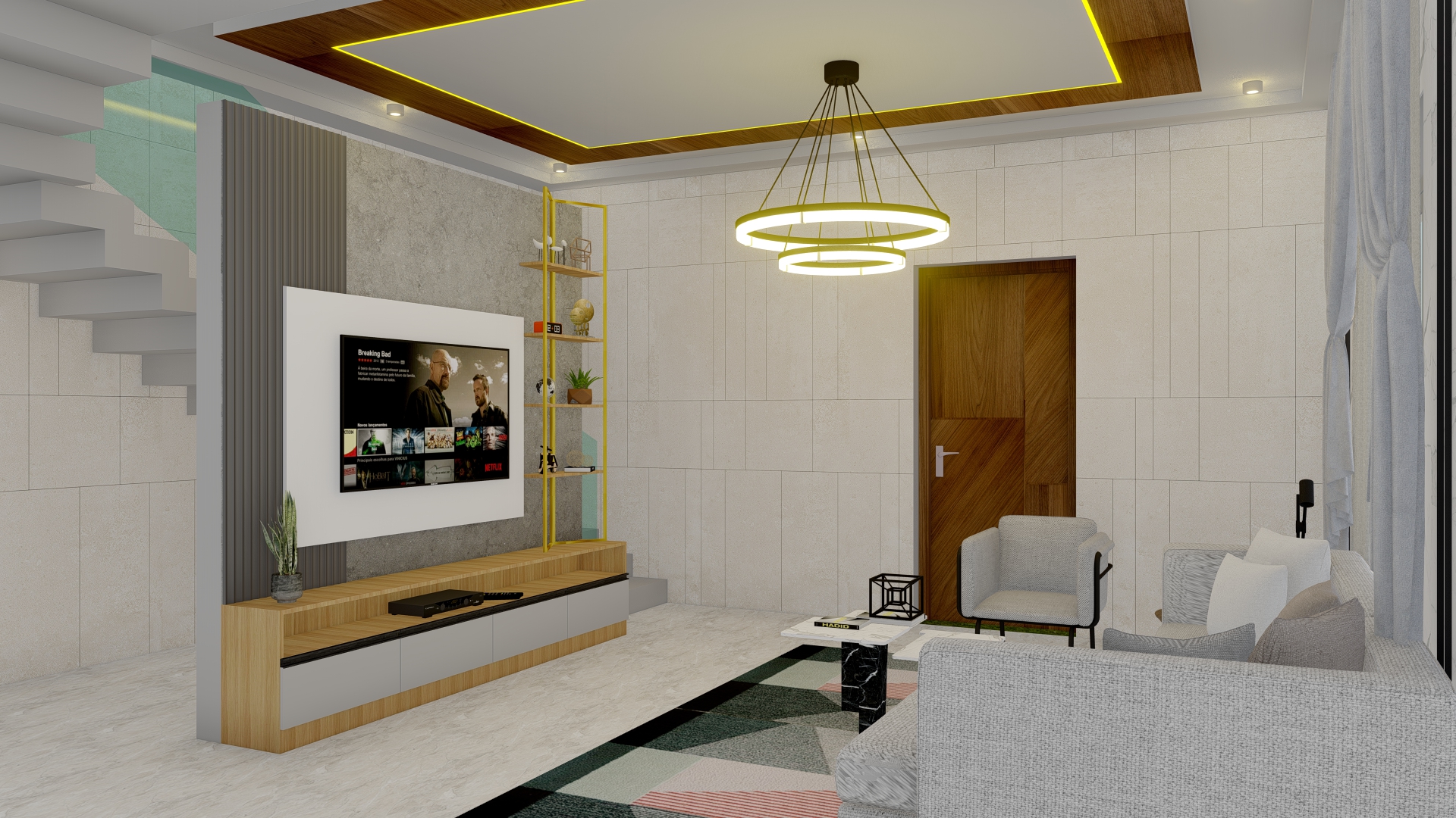 BAB Engineering interior sample living room design